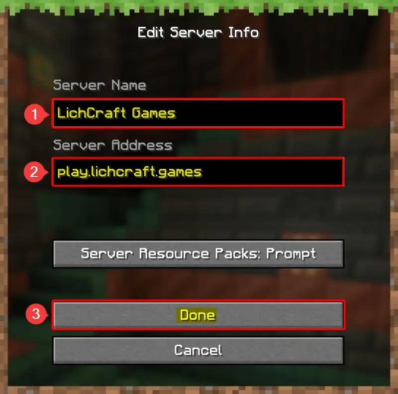 Minecraft Java Multiplayer Server Configuration