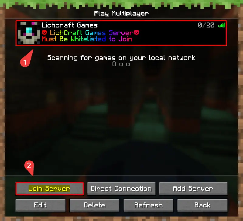 Minecraft Java Multiplayer Server Configuration